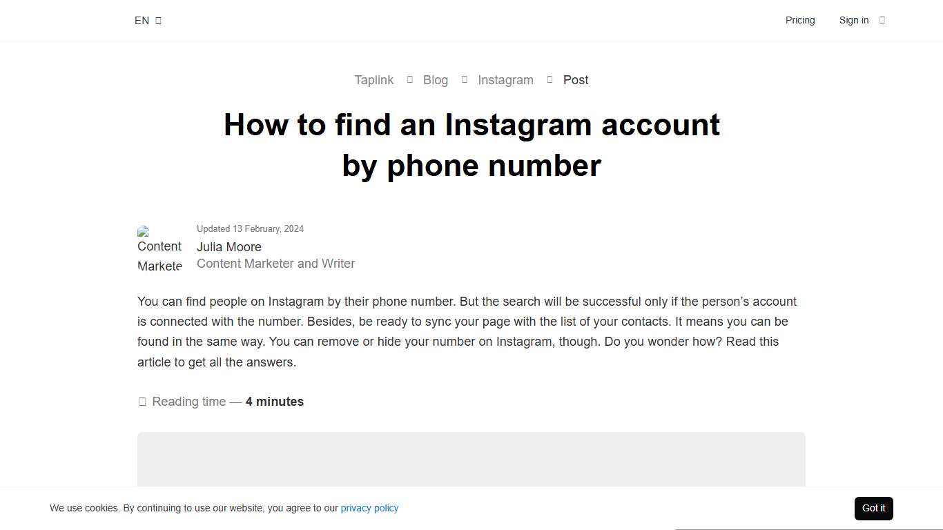 How do you find someone on Instagram by phone number?